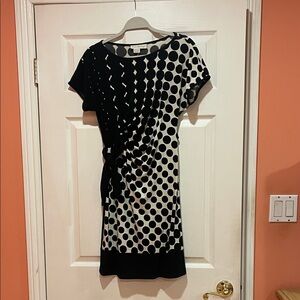 Morgan McFeeters Black and White Geometric Mini Dress